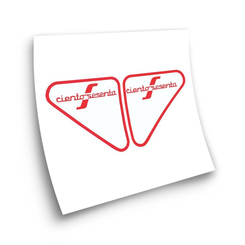 Ducati 160 S Motorbike Sticker Red And White Colour - Star Sam