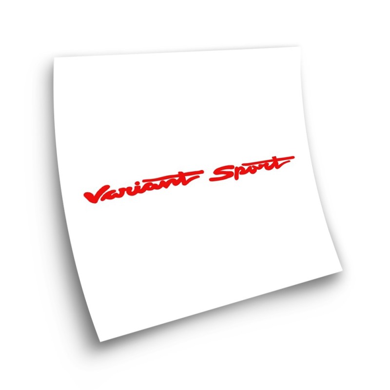 Derbi Adhesive Variant Sport Motorbike Stickers Red - Star Sam