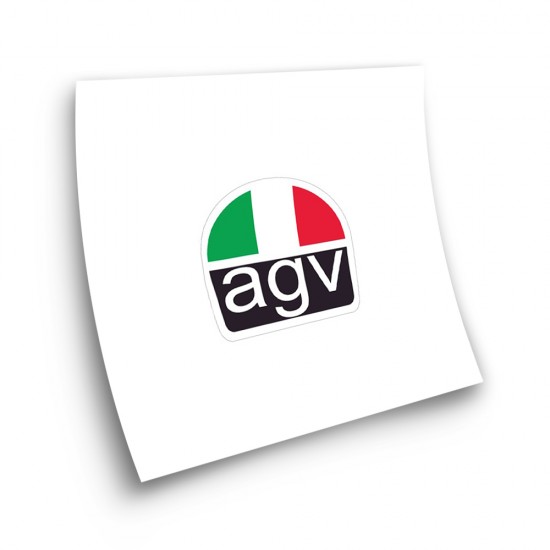 AGV Stickers Italië Vlag - Ster Sam