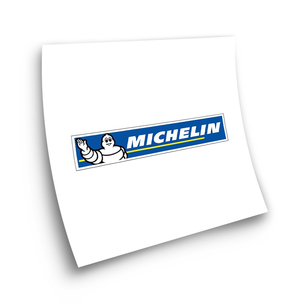 Michelin Blue Adhesive Motorbike Stickers  - Star Sam