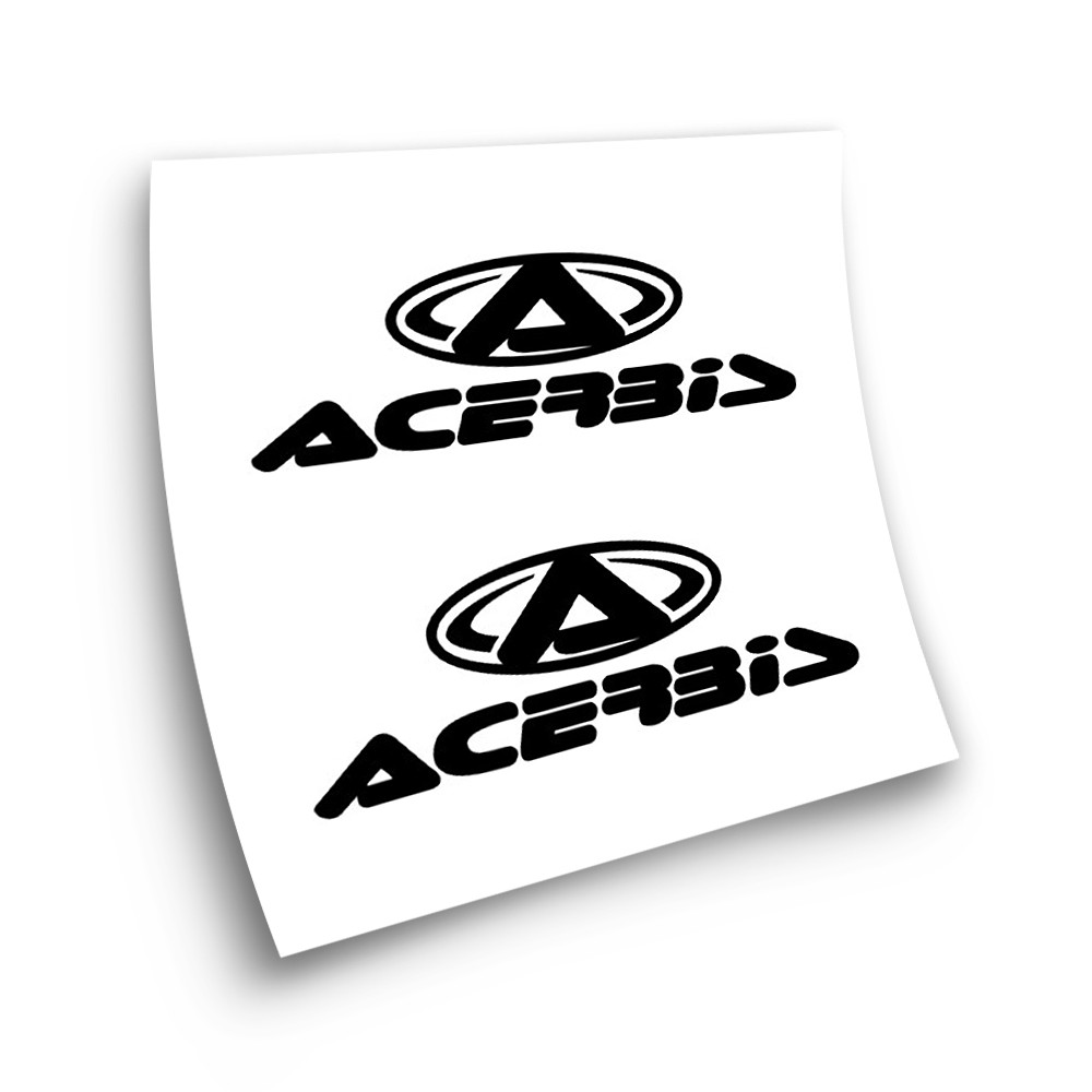 ACERBIS Black Adhesive Motorbike Stickers  - Star Sam