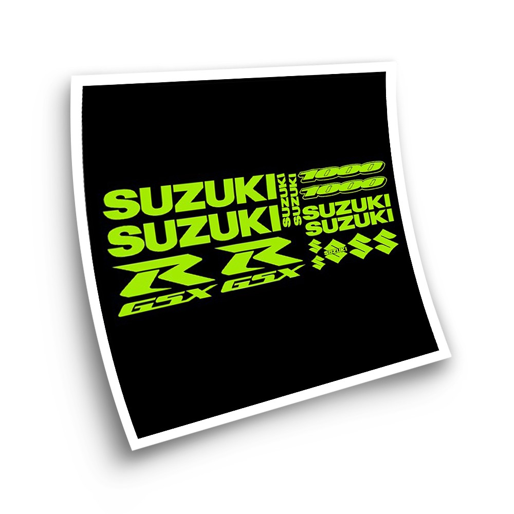 Motorfiets Stickers Suzuki GSXR 1000 Fluorescerend - Star Sam