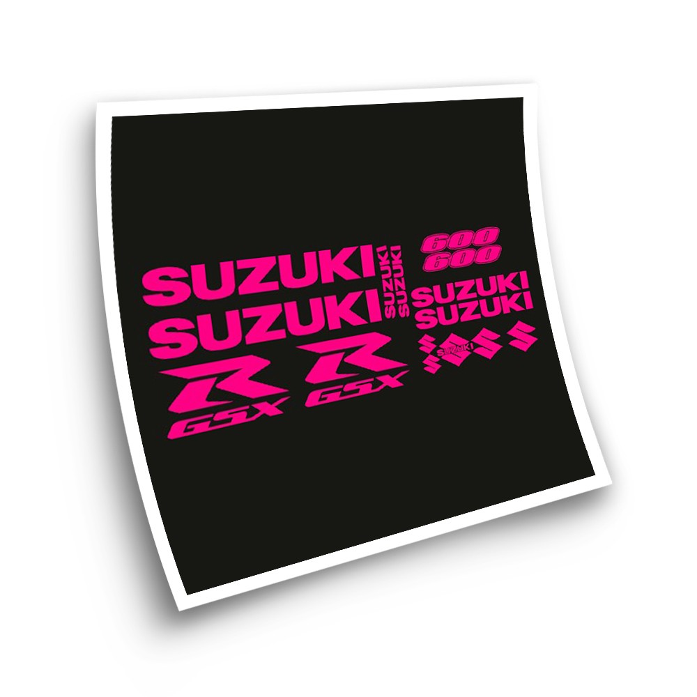 Autocollants Pour Motos Suzuki GSXR 600 Fluorescent - Star Sam