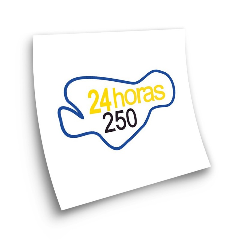 Autocollants Pour Motos Ducati 24 horas Sticker Logo - Star Sam