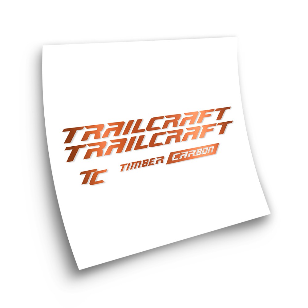 Fietsframe Stickers Trailcraft Hout - Star Sam