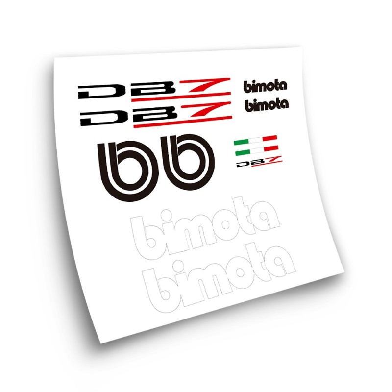 Naklejki na rowery szosowe Bimota db7 2016 - Star Sam