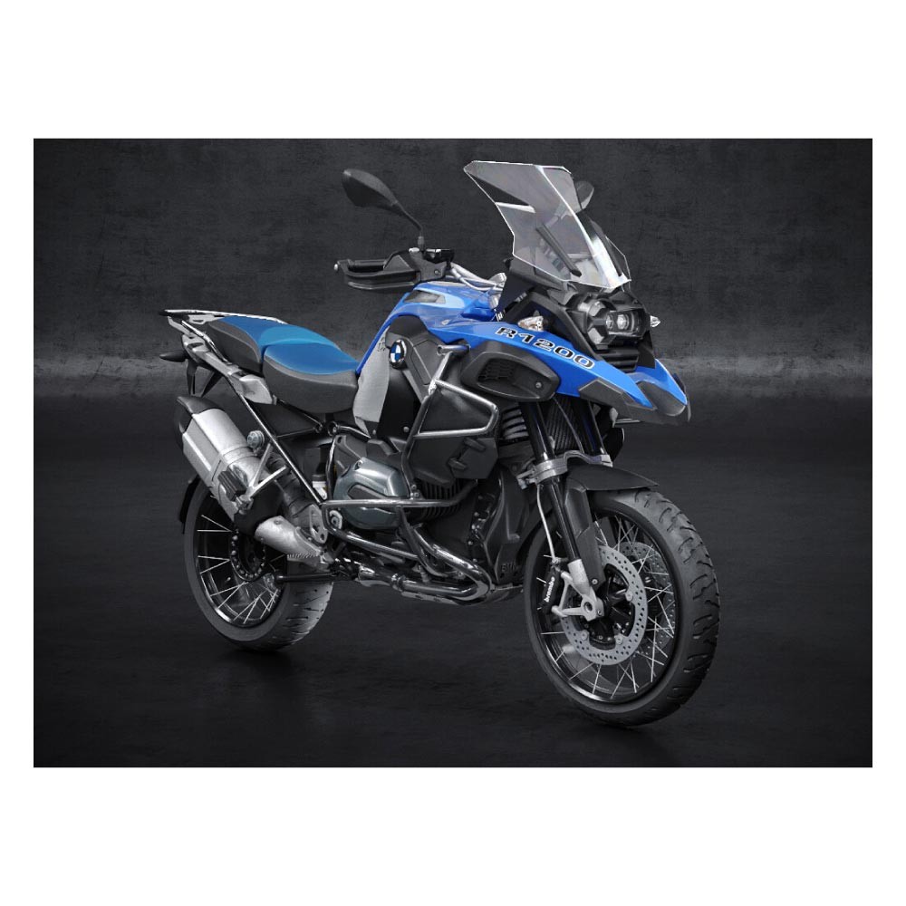BMW R1200 GS adventure BLACK 2014-2018 Motorbike Sticker - Star Sam