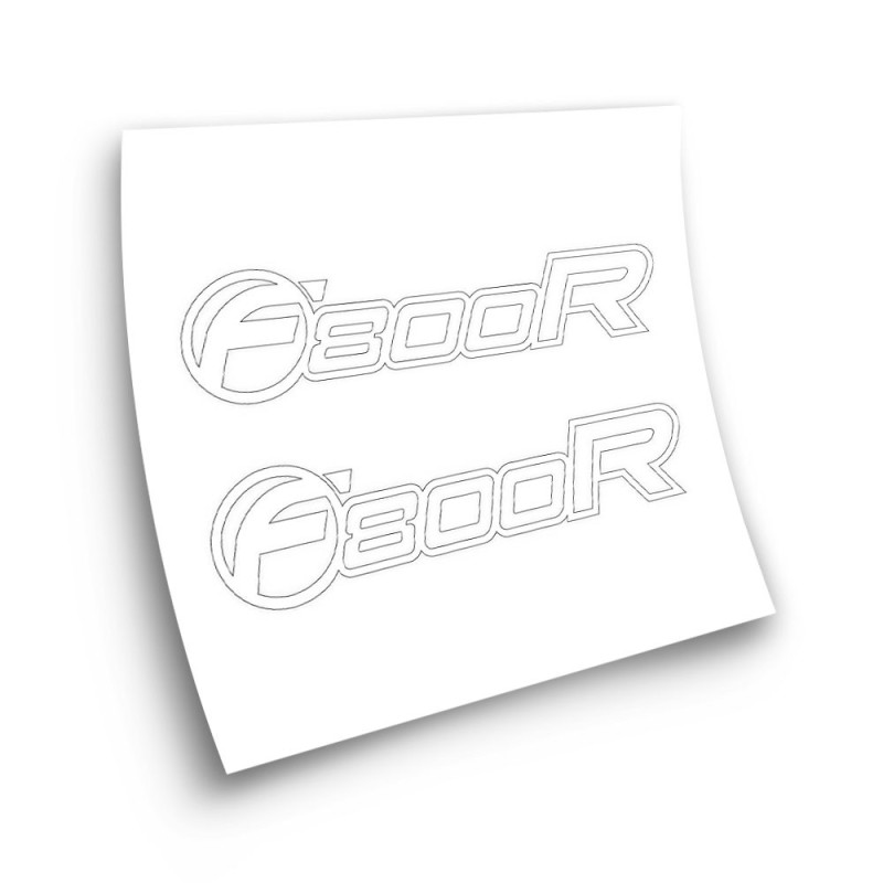 Stickers Moto BMW F800 R 09-11 branco - Star Sam