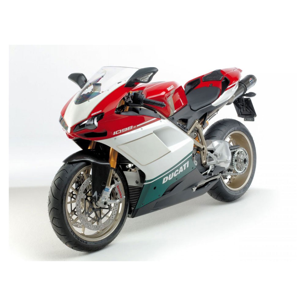 Road Motorbike compatible sticker kit DUCATI 1098S TRICOLORE- Star Sam