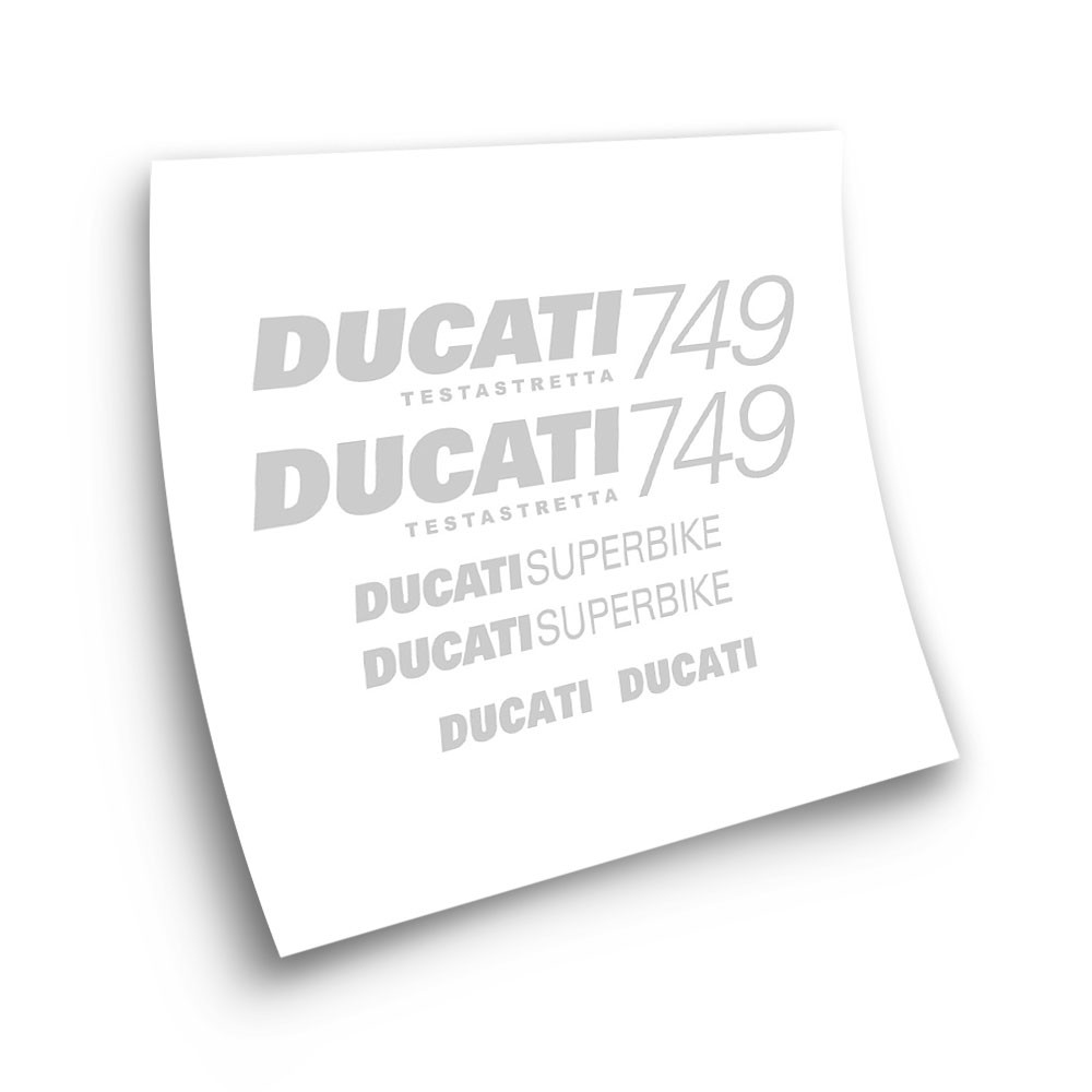 Autocollant Pour Motos Ducati 749 TESTATRETTA noir - Star Sam