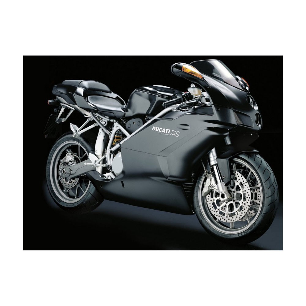 Adesivi Per Motocicletta Ducati 749 TESTATRETTA nero - Star Sam