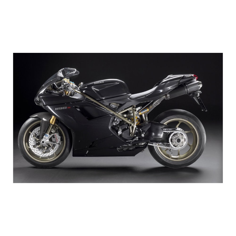 Pegatinas Para Moto Ducati Modelo 1198s NEGRA - Star Sam