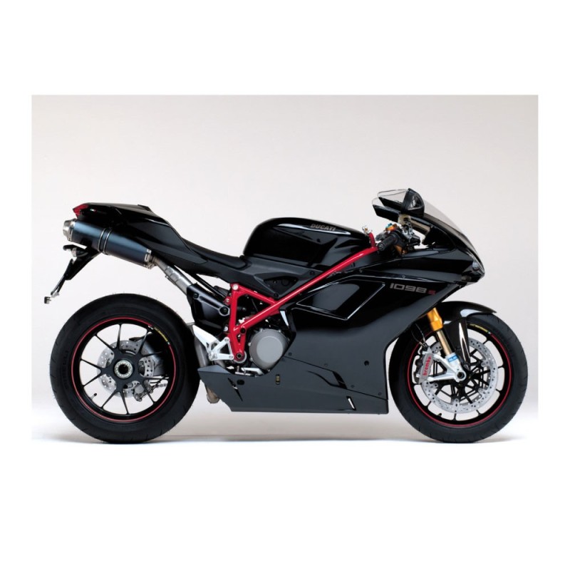 Autocollant Pour Motos Ducati 1098s noir - Star Sam