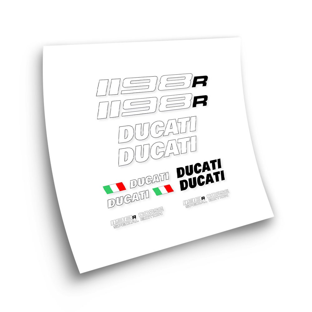 Autocollants Pour Motos de Sport  Ducati 1198r Rouge - Star Sam