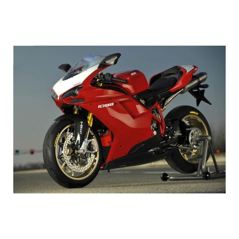 Autocolantes de Bicicleta de Estrada Ducati 1198r Vermelho - Star Sam