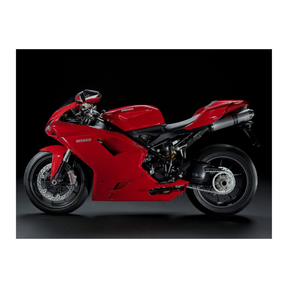 Pegatinas Para Moto De Carretera Ducati 1198 Roja - Star Sam