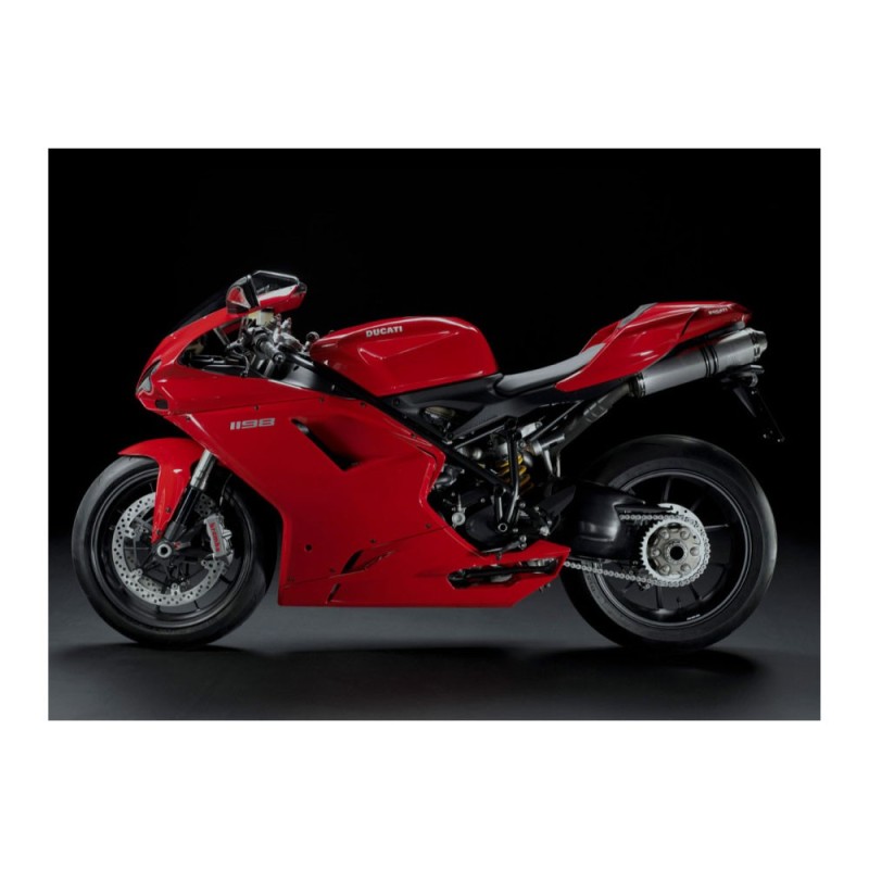 Naklejki na rower szosowy Ducati 1198 Red - Star Sam