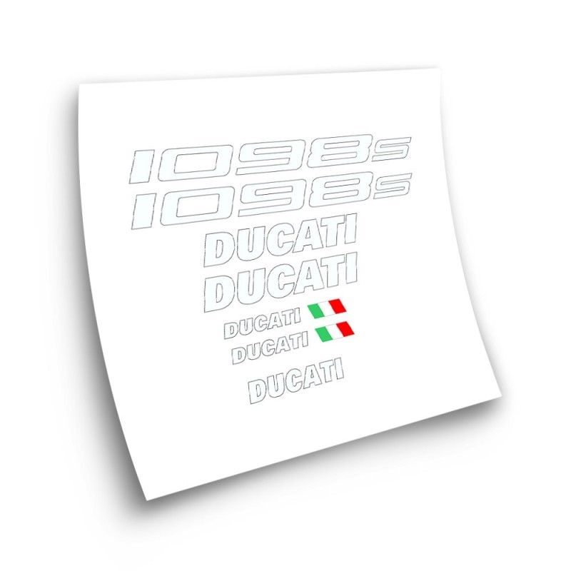 Ducati 1098  Motorbike Sticker Red Colour - Star Sam