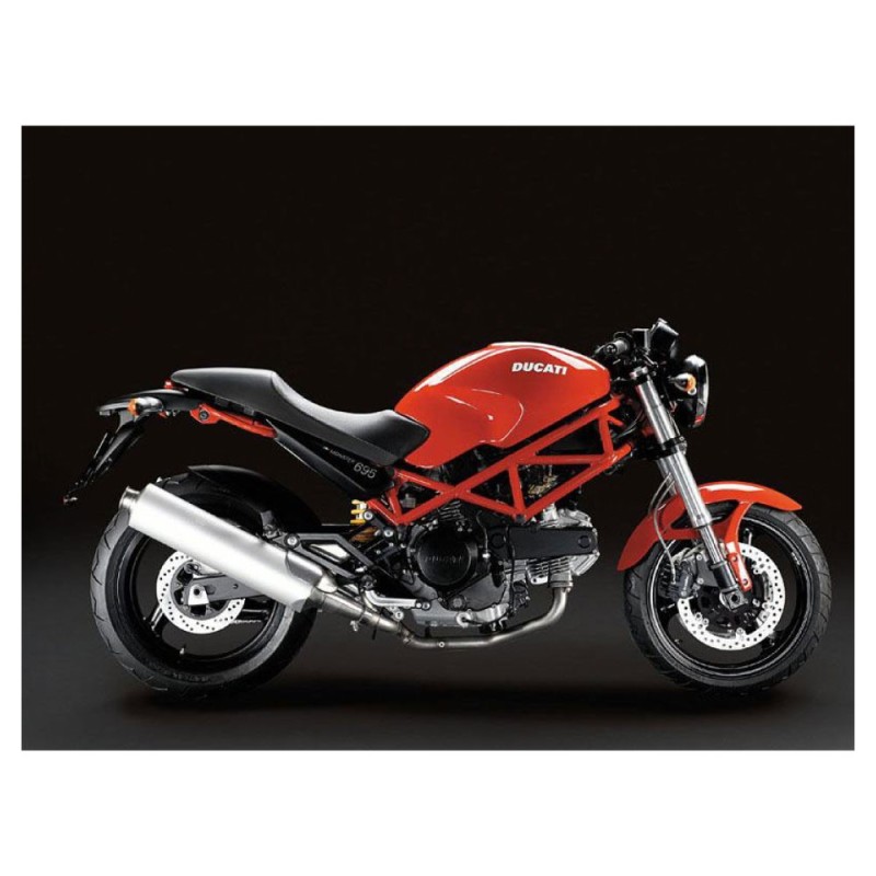 Adesivi Per Motocicletta Da Strada Ducati 695 MONSTER rossa - Star Sam