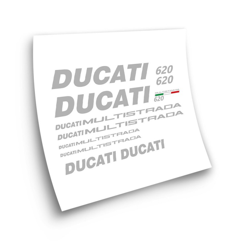 Ducati Mod 620 MULTISTRADA black  Motorbike Sticker Red  - Star Sam