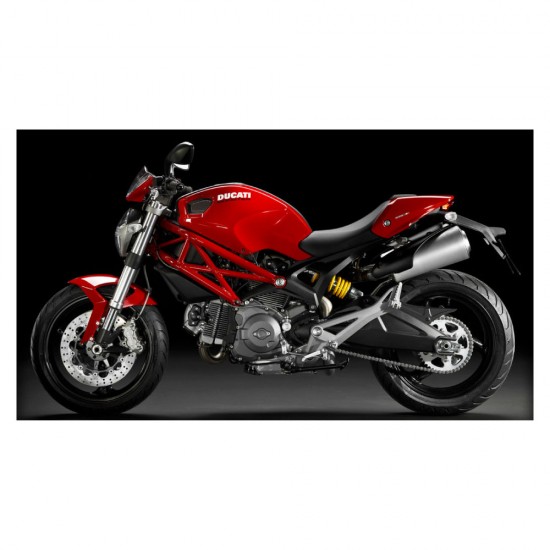 Naklejki na rower szosowy Ducati 696 monster Red - Star Sam