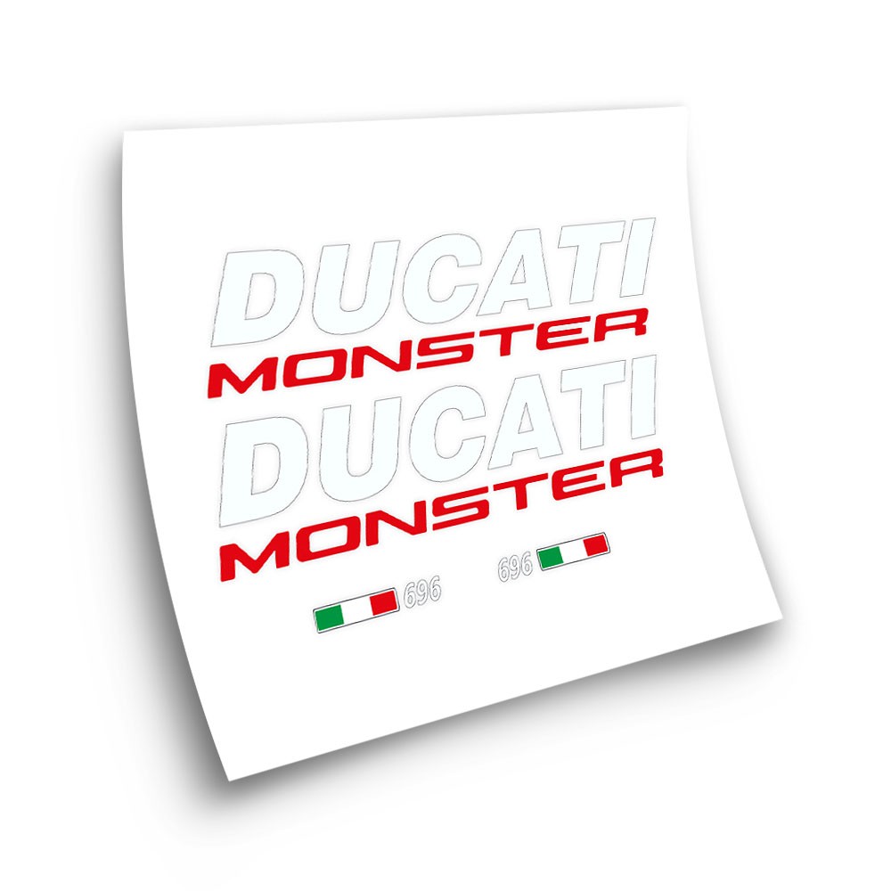 Autocollants Pour Motos de Sport  Ducati 696 monster Rouge - Star Sam