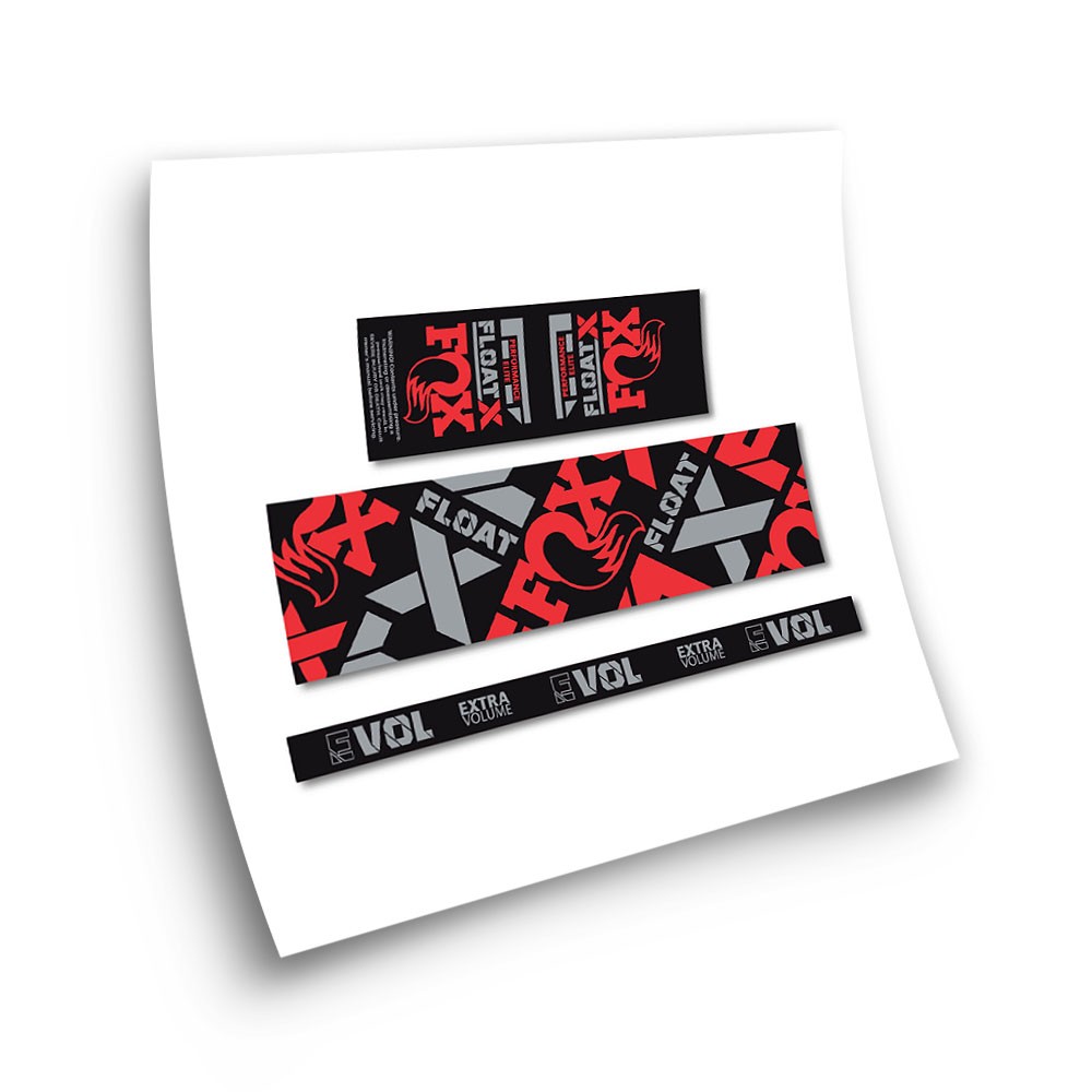 Stickers Pour Amortisseur Velo Fox Float X Performance Elite 2022 - Star Sam