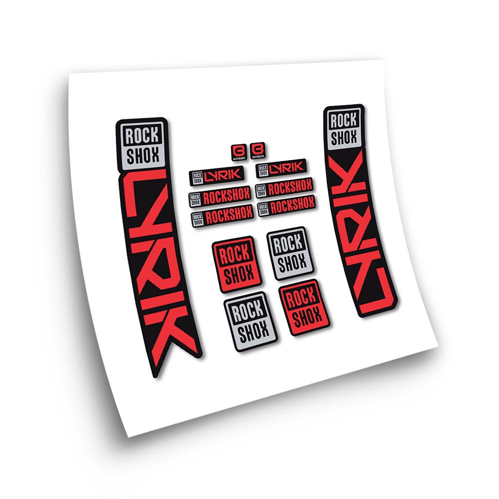 Rock Shox Lyrik Fork Bike Sticker 2023 - Star Sam