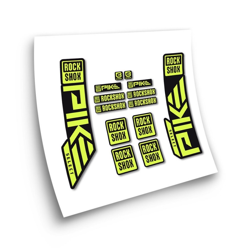 Stickers Velo Fourche Rock Shox Pike Select 2023 - Star Sam