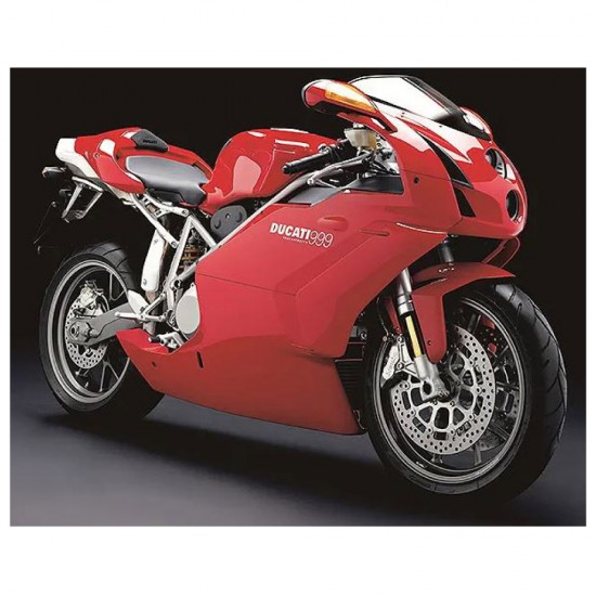 Ducati Mod 999 Testastretta  Motorrad Aufkleber Rot - Star Sam