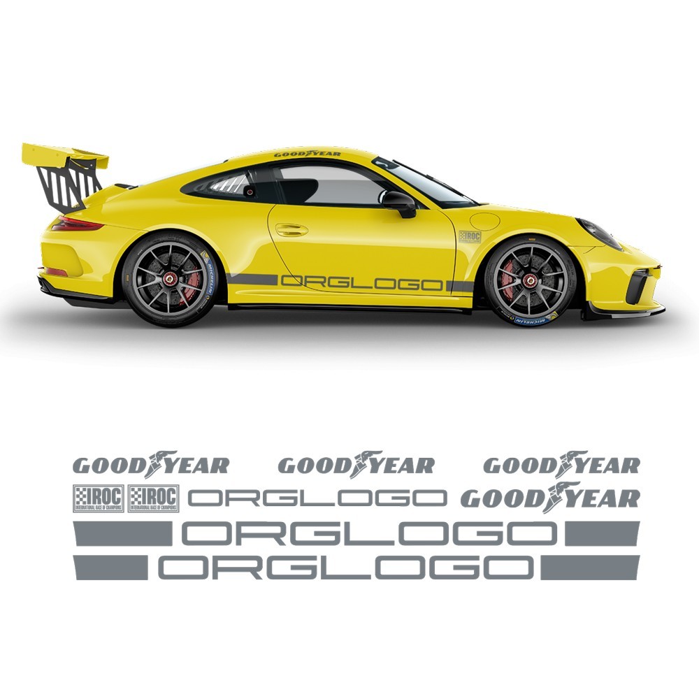 Kit di decalcomanie IROC Racing per Porsche Carrera 67 - 20 - Star Sam