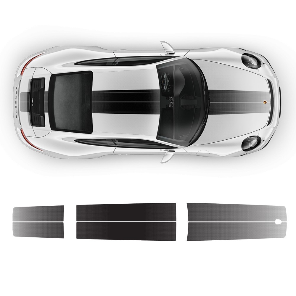 Autocolantes para automóveis Série exclusiva para Porsche Carrera-Star Sam