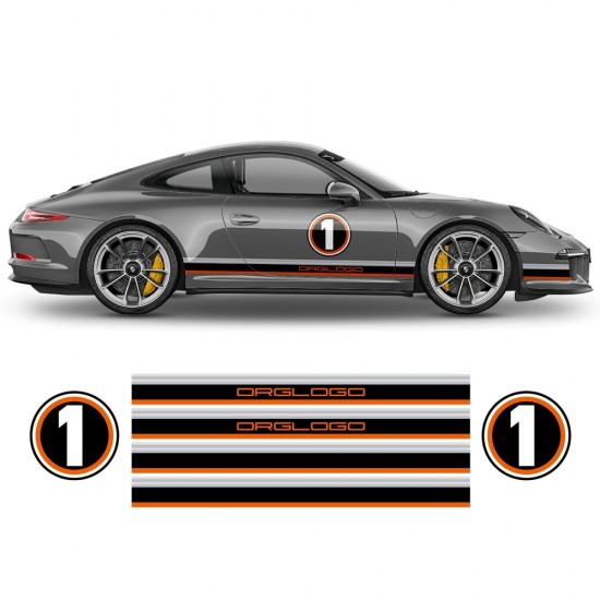 LE MANS RACING decals for Porsche Carrera / Cayman / Boxster-Star Sam