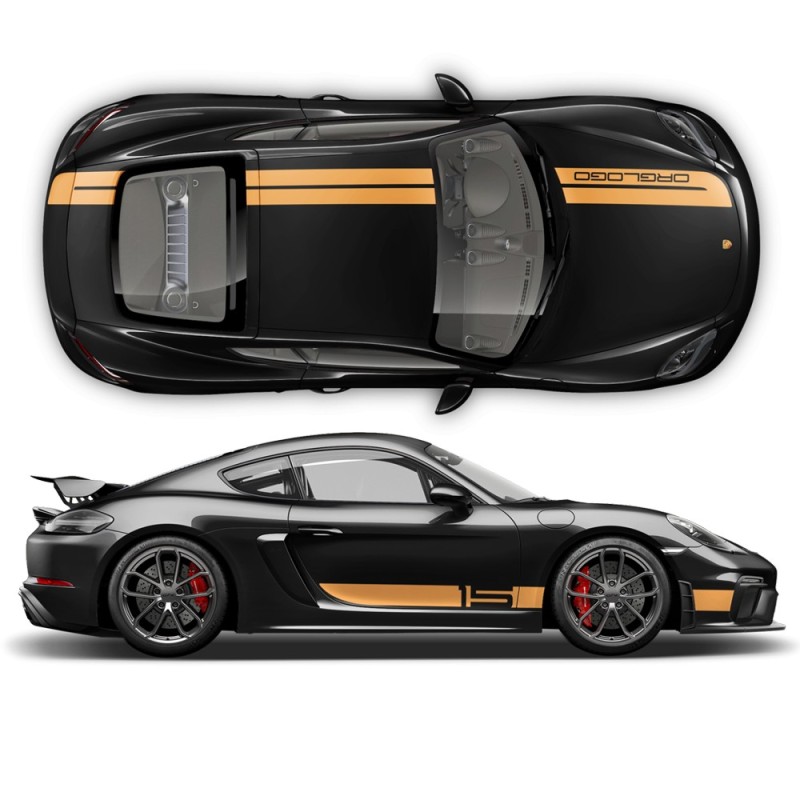 Zestaw naklejek wyścigowych Sport Cup Edition Cayman/Boxster 2005-2020 - Star Sam