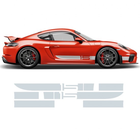 Sport Cup Edition racing stripe kit stickers Cayman/Boxster 2005-2020 - Star Sam