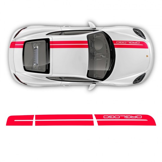kit automóvel riscas Sport Cup Edition Porsche Cayman/Boxster 2005 - 2020  - Star Sam