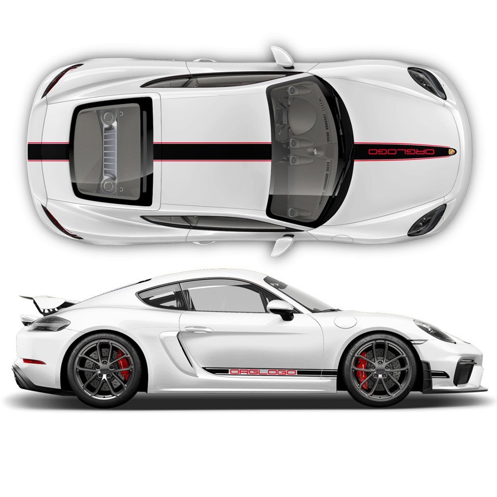 Naklejki na Porsche Cayman...