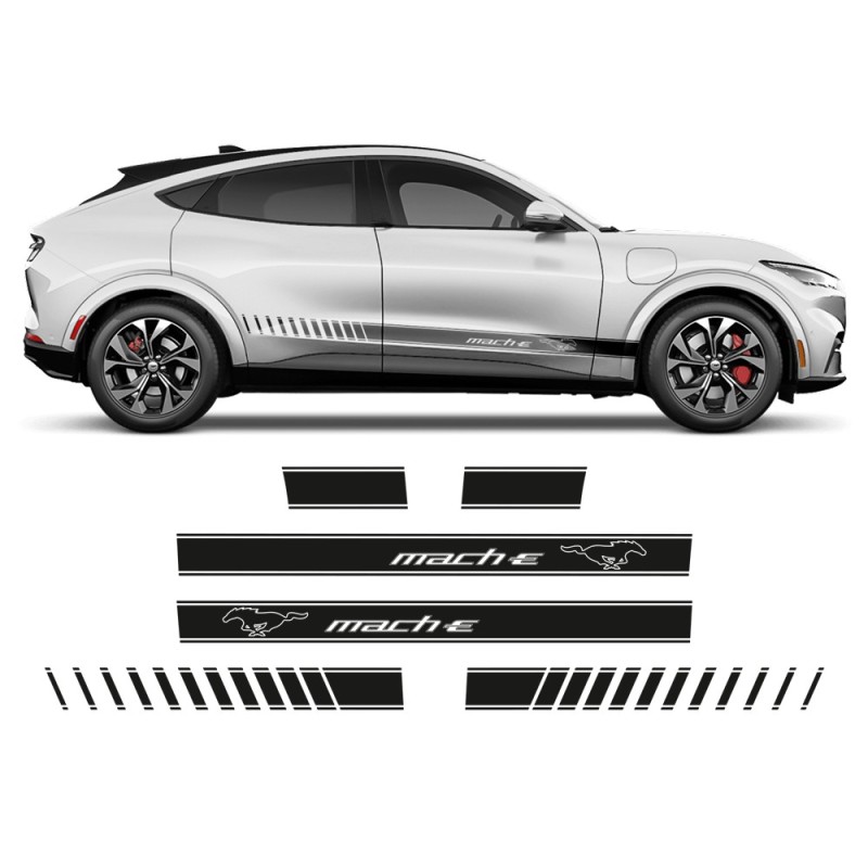 Vinyl side stripes for Mustang 2021-Star Sam