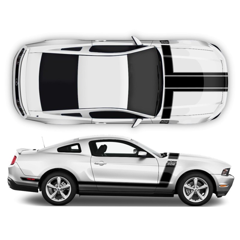 BOSS 302 Ford Mustang 2012 - 2014 decalques de faixa-Star Sam