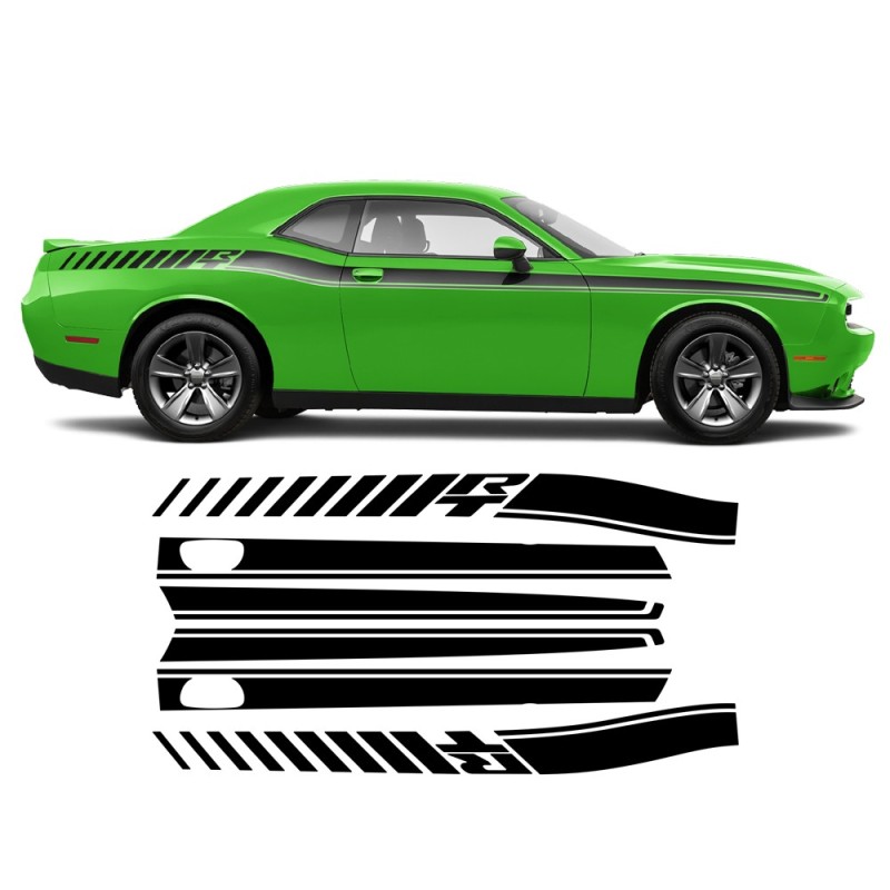 RT-Vinyl-Seitenstreifen für DODGE Challenger 2011-2020 - Star Sam