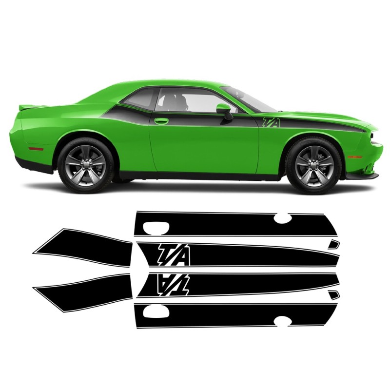 Adesivi per strisce T/A Dodge Challenger 2011 - 2020 - Star Sam