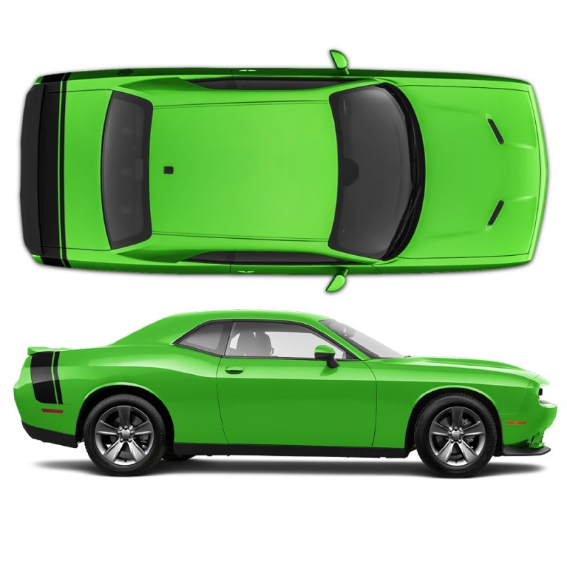 Mopar Style Kofferraumstreifen für Dodge Challenger 2008-2020.Star Sam