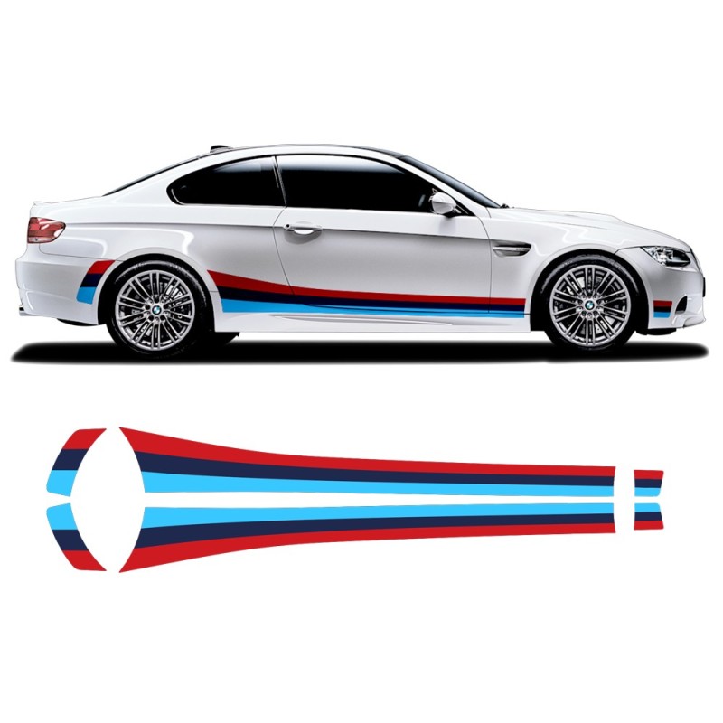 adesivos de listras laterais para bmw E92/E93-Star sam