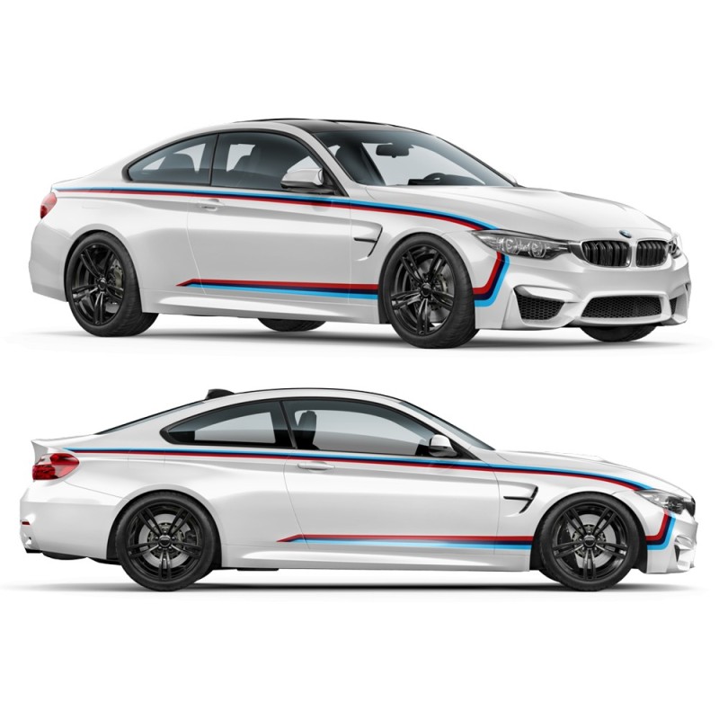 Seitenstreifen M Performance BMW M4 F82/ F83 / M3 F80-Star sam