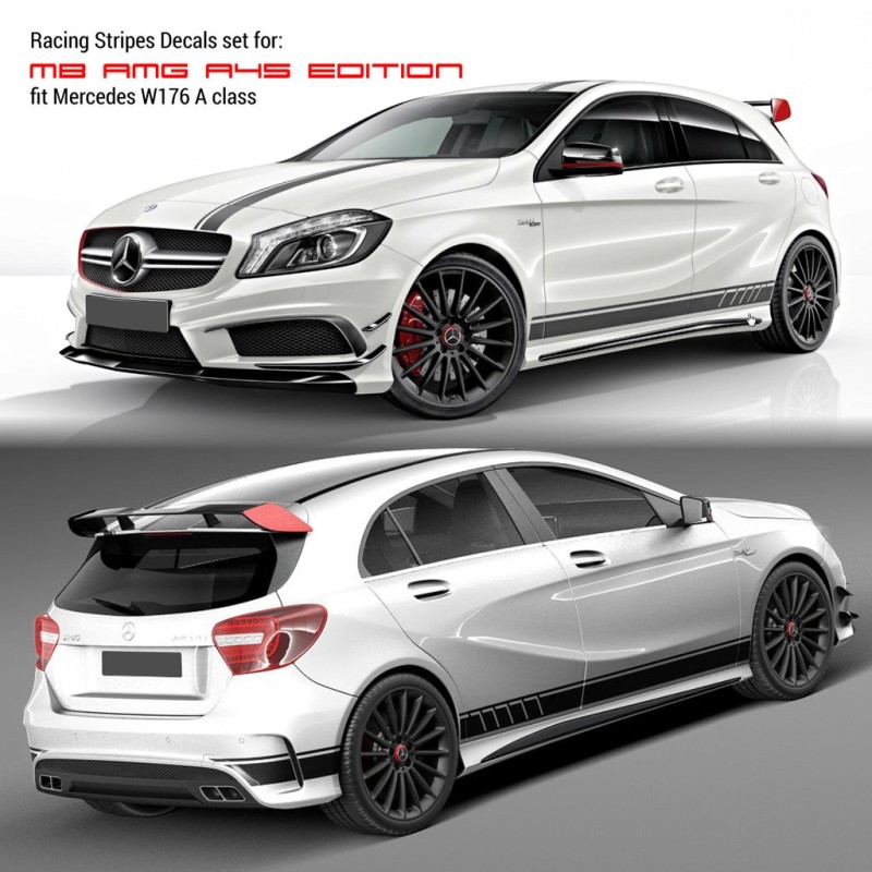 Adesivi Mercedes Benz W176 Classe A AMG A45 - Star Sam