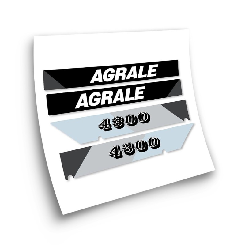 Autocollants pour tracteur agricole AGRALE 4300 - Star Sam