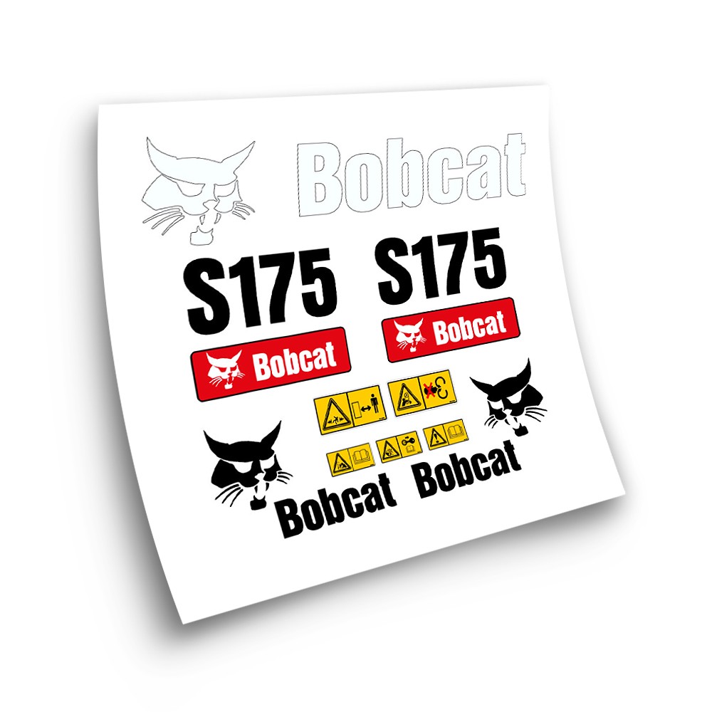 Industrial machinery stickers for BOBCAT S175- Star Sam