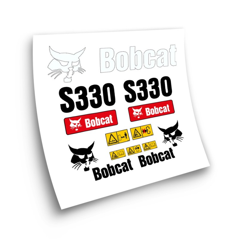 Autocollants pour machines industrielles pour BOBCAT S330- Star Sam