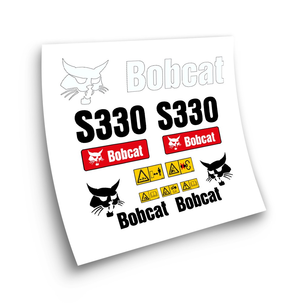 Industrial machinery stickers for BOBCAT S330- Star Sam