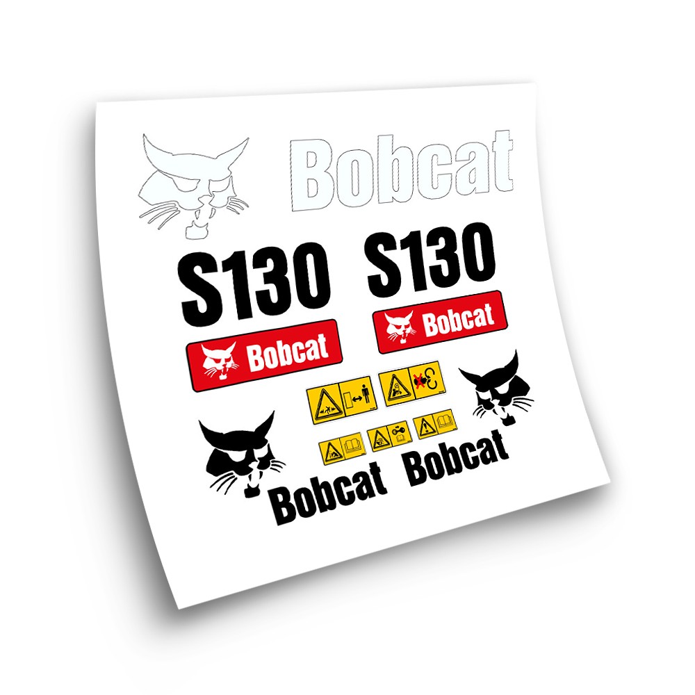Industrial machinery stickers for BOBCAT S130- Star Sam